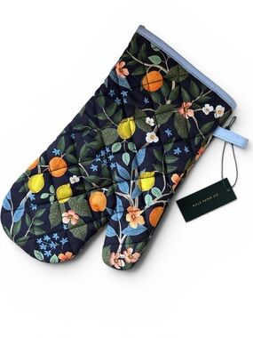 Rifle Paper Co. Citrus Grove Blue Print Oven Mitt Pot Holder